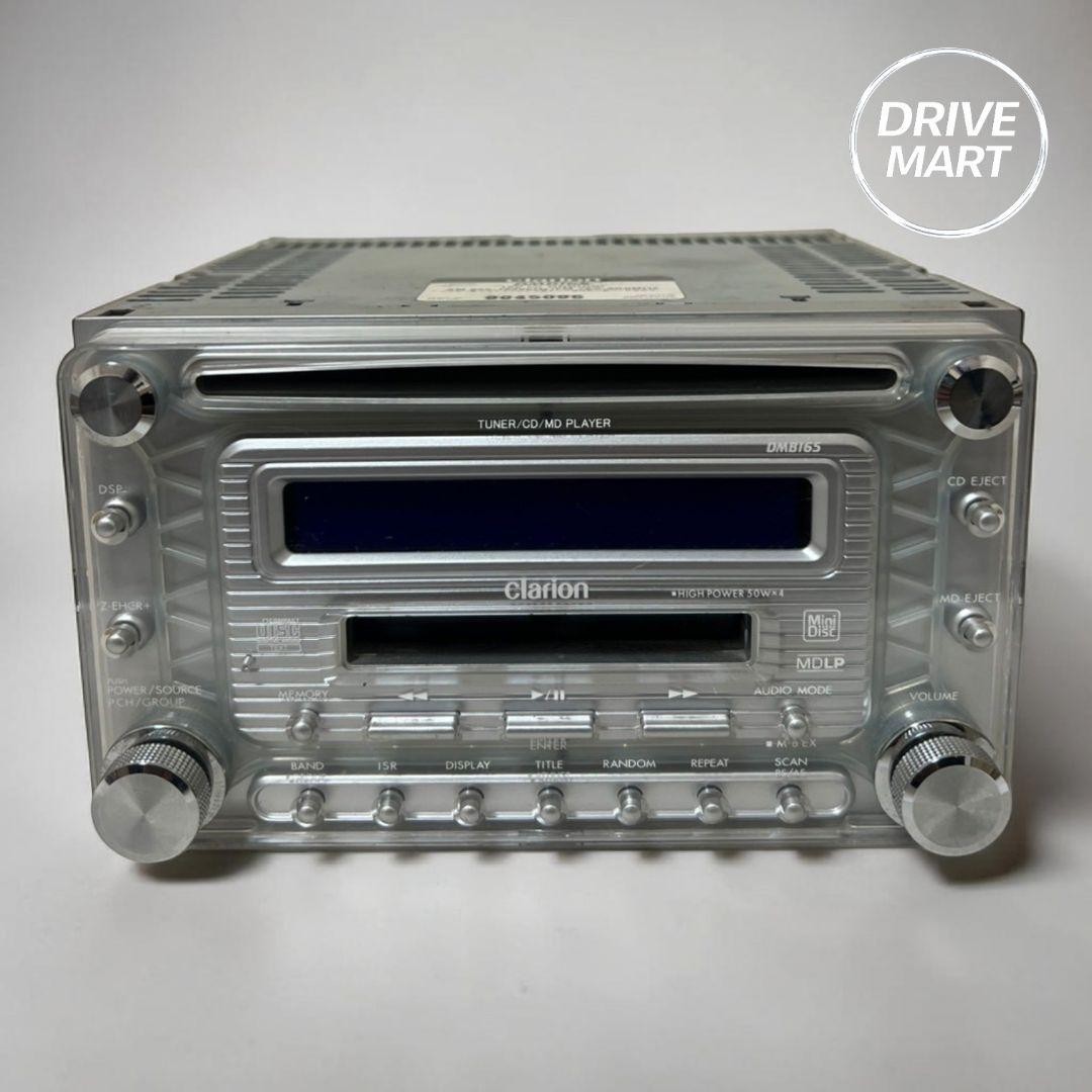ラジオ・コンポ Clarion DMB165 Power Harness Included Clarion DMB165 2DIN Car Audio Head Unit Wiring Cut Back No