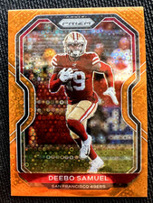 2021 PANINI PRIZM ORANGE DISCO DEEBO SAMUEL SAN FRANCISCO 49ERS #53