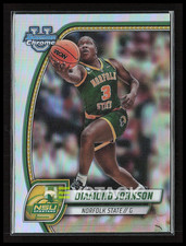2024-25 Bowman Basketball University Chrome Diamond Johnson Refractor #86 NSU