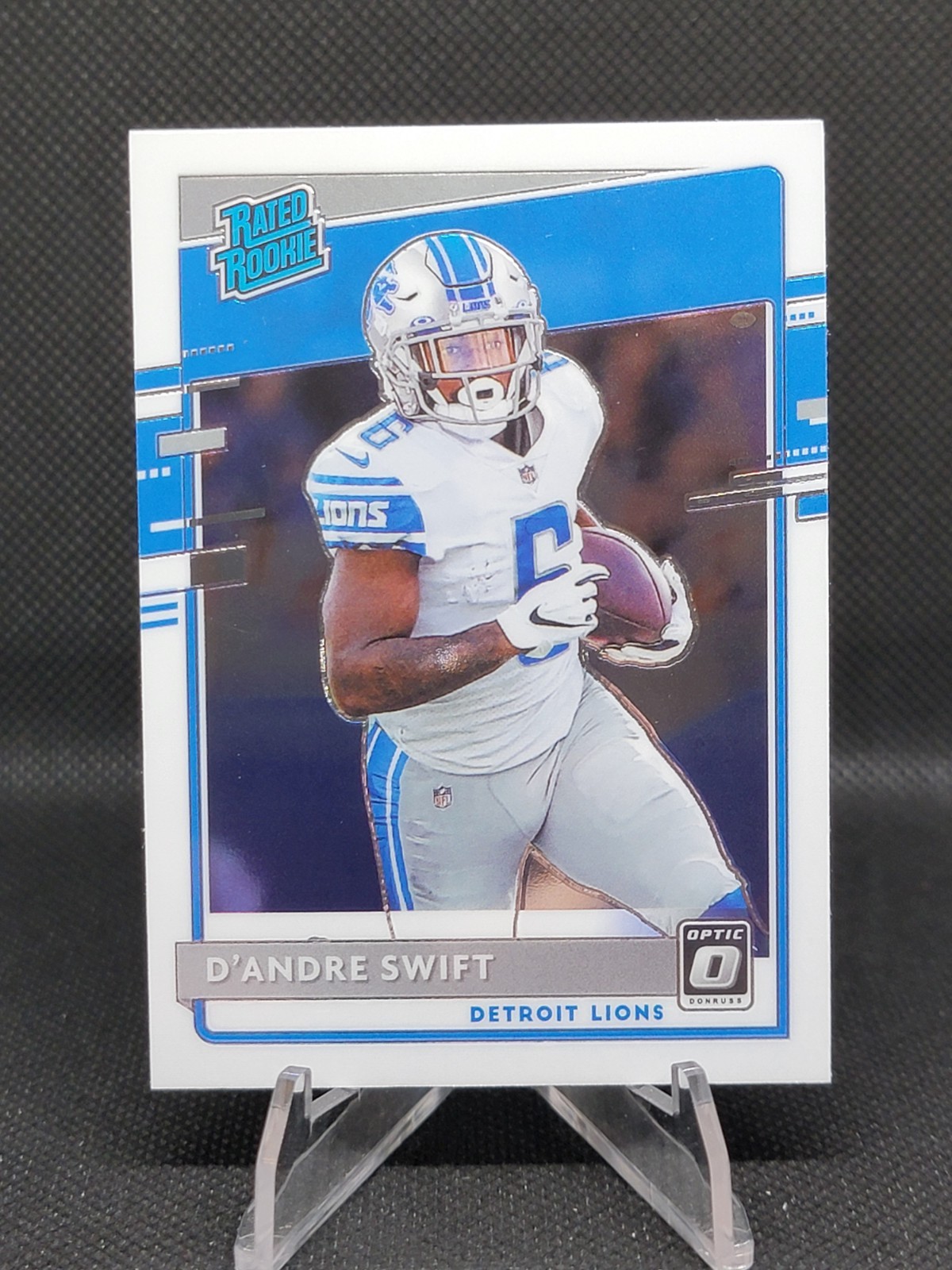2020 Panini Donruss - Rated Rookie D'Andre Swift #P-309 Optic Preview (RC)