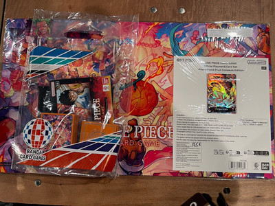 ONE PIECE CARD GAME Official Playmat&Card Set Flame-Flame Fruit