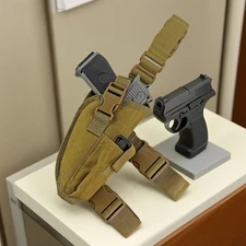 Adjustable Tactical Drop Leg Holster Thigh Pistol Gun Holster Right Handed Pouch