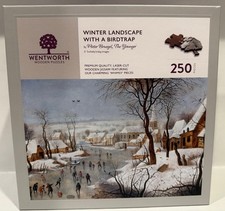 Wentworth WINTER LANDSCAPE WITH A BIRDTRAP 250 Piece Puzzle BRUEGEL