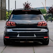 For VW Golf MK6 TSI TDI Oettinger Style 2008-2013 Gloss Black Roof Boot Spoiler