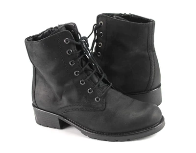Clarks Gr.39 Uk.6 Damen Stiefel Stiefeletten Boots Leder Schwarz  TOP  K 861 - Bild 1 von 4