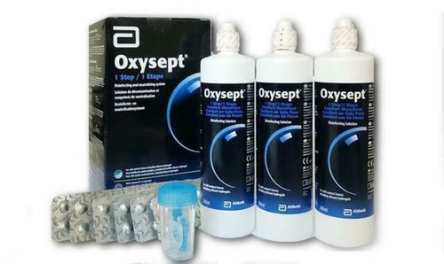 Oxysept 1 Step soft contact lens solution 3 month pack - DAMAGED BOX - Picture 1 of 1