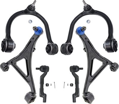 AWD Front Upper & Lower Control Arm w/Ball Joints Tie Rods for Dodge Charger 300