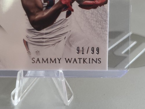 2015 Panini National Treasures -Colossal Player Worn Patch Sammy Watkins #91/99 - Picture 3 of 3