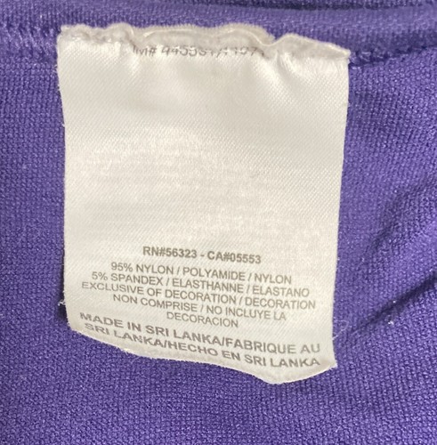 Nike Tank Top Women’s XS Purple Dri Fit Mesh Racerback - Picture 5 of 5