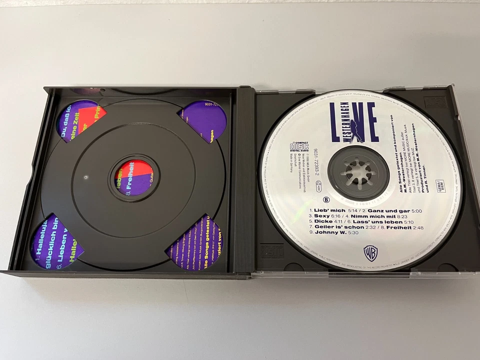 Westernhagen – Live - Doppel CD © 1990 in Fatbox - Sexy,Freiheit,Halleluja.. - Bild 3 von 4