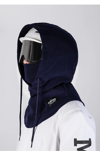 Winter Thermal Fleece Ski Mask Full Face Head Coverings Snowboard Hooded Scarfs - Picture 19 of 26