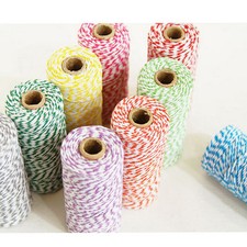 3Roll Cotton Twine Cooking String Bakers Twine Crafts and Gift Wrapping Unbleach