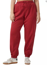 Cotton:On Women's Classic Sweatpant Basic Sweats Washed Red Size S NEW