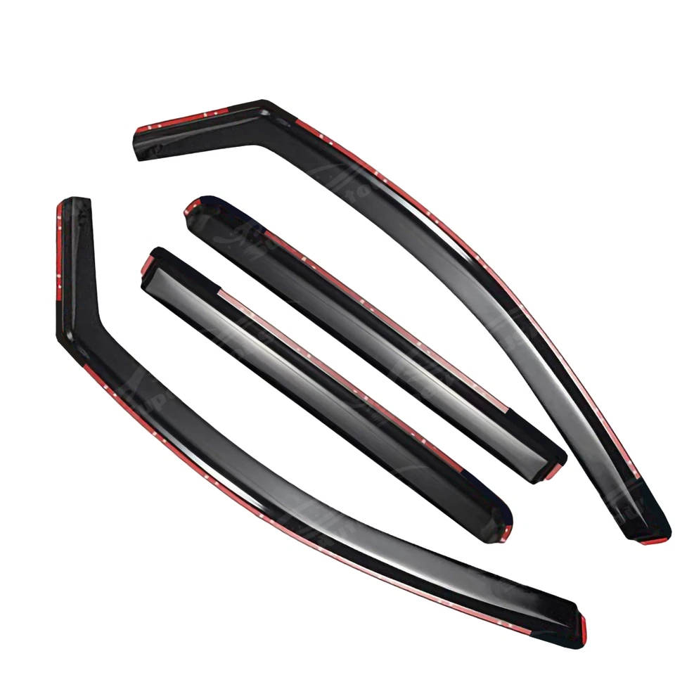 Viseras de ventana en canal protector de lluvia deflector de viento para Lexus GX470 2003-2009 Foto 4 de 4