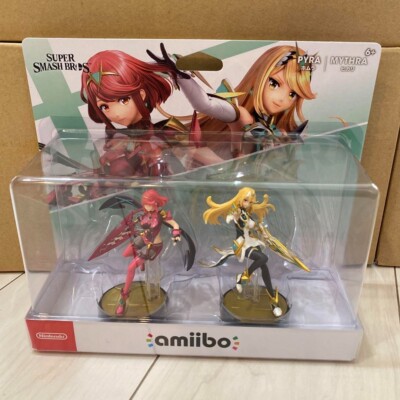 Amiibo Pyra Mythra Double Set Super Smash Nintendo Homura Hikari  Japan NEW