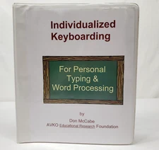 Individualized Keyboarding Spelling Reading Typing Teacher Manual McCabe AVKO