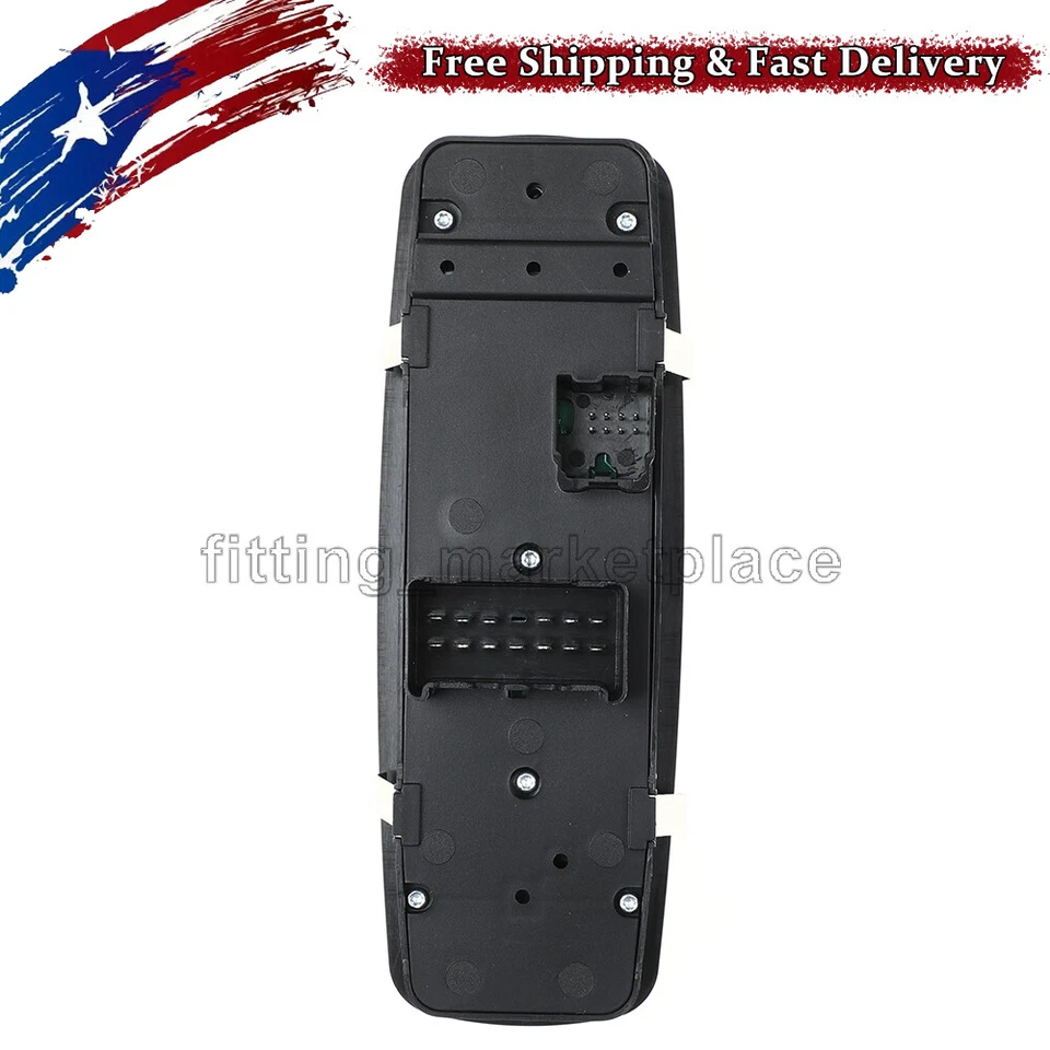 Interruptor de ventana eléctrica principal delantero izquierdo 68271203AB para Jeep Cherokee 2014-2016 Foto 4 de 4