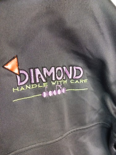 DIADORA DIAMOND VINTAGE 90S TRACKSUIT JACKET GIACCA GINNICA JOGGING GYM GABBER - Bild 6 von 19