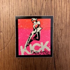 Rare Vintage 1980's Kick Freestyle Avalanch Sticker Snowboards Neon