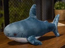 Deep Blue Shark 18 Inch Stuffed Animal Plush Toys Toddler Doll Kids Gifts