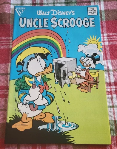 1987 Gladestone Comic Walt Disney's UNCLE SCROOGE A Sticky Situation Issue #214