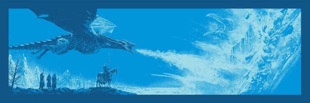 Mark Englert Their Watch Has Ended Variant Game of Thrones Print