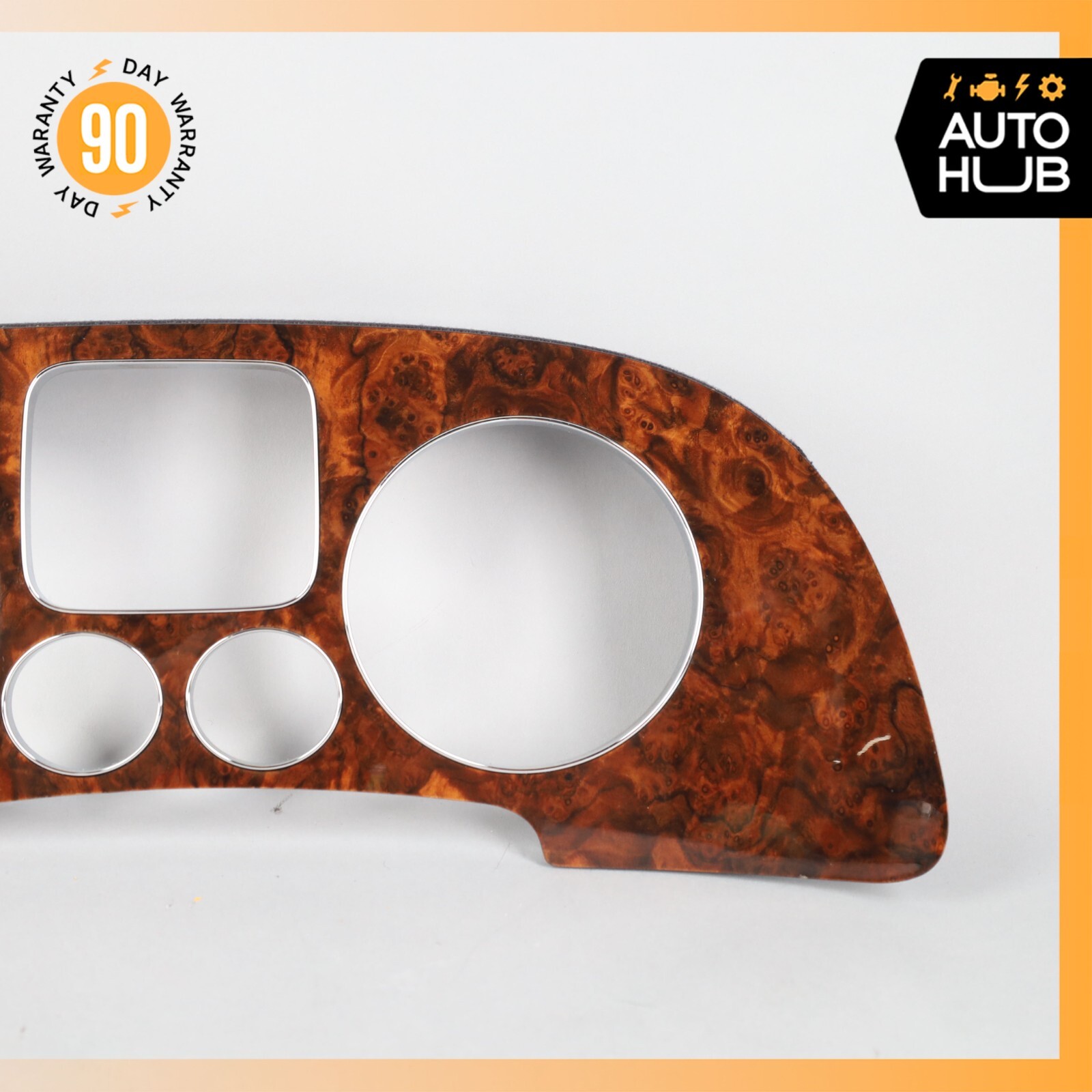 03-13 Bentley Continental Flying Spur Dash Panel Speedometer Bezel Trim Wood OEM