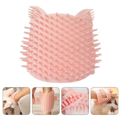 Pet Entferner Bürste Haustier Bad Pinsel Haar Klebrige Rolle Cat Bogen Scratcher