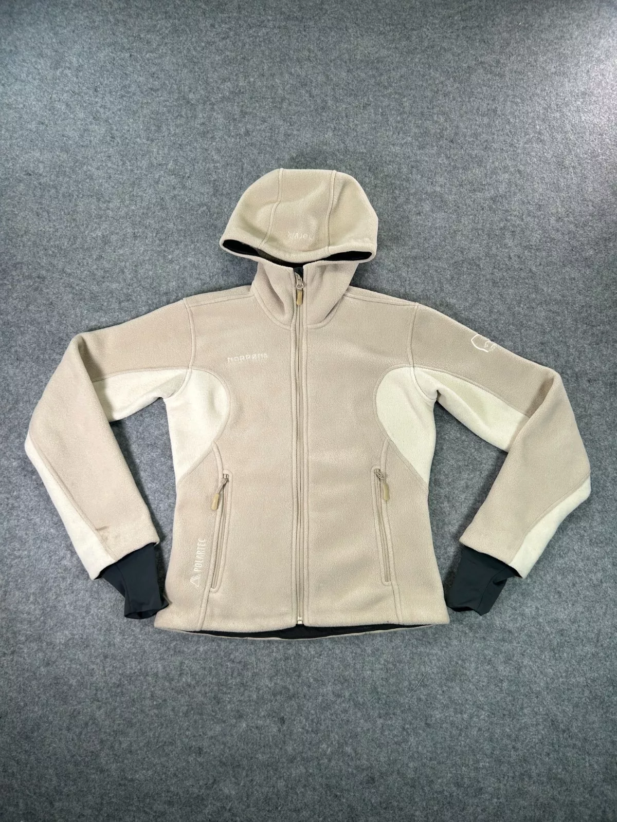 narrona fleece long sleeve full zip flaw jacket