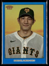 Seiji Kobayashi #'d /75 - 2023 Topps NPB 206 Blue Foil SP #158 Yomiuri Giants