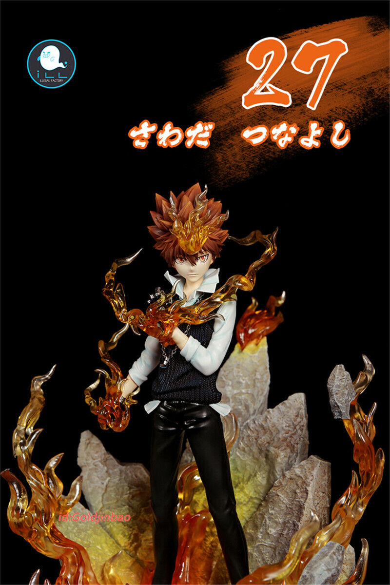 Katekyo Hitman Reborn! Tsunayoshi Sawada Ani-Art Aqua Label Clear