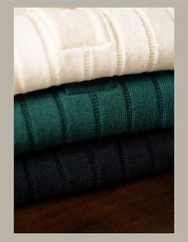 Camisa Tejida Vintage Moda Rayas Manga Corta Camisetas Hombres Camisa Suéter - Imagen 16 de 27