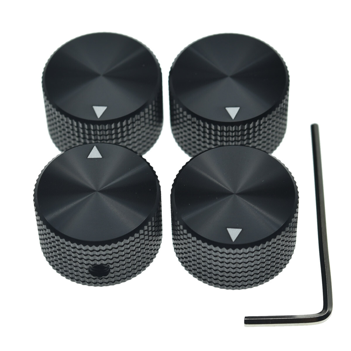 4pcs 25mm Diam. Metal Aluminium Pot Knob 1/4" Knobs for Guitar/Bass/AMPS/Preamps eBay