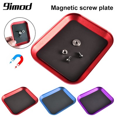 RC Screw Tray Magnetic Pad Aluminium Alloy Magnet Screws Disk Storage Plate
