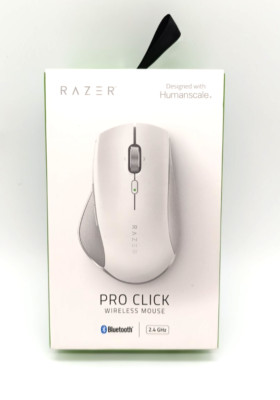 Razer Pro Click Gaming Maus Dual Wireless 16.000 DPI  - Weiß OHNE DONGLE