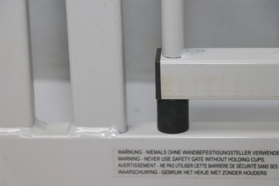 Geuther 4791+ Easylock Plus Türschutzgitter Passung: 68 cm - 76 cm, Metall, Weiß - Bild 4 von 4