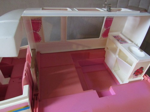 Grand camping car vintage Barbie Mattel 1988 Italy _ Incomplet - Imagen 9 de 12