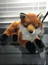 2017 AURORA RED FOX 12 Soft Plush Stuffed Animal-Realistic Looking - W/ Tags