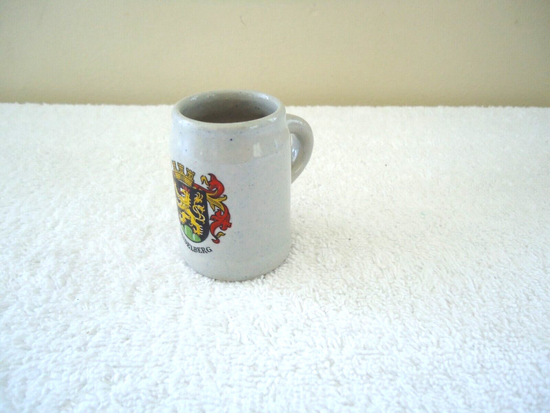 Vintage Miniature Heidelberg Stoneware ? Mug / Stein " BEAUTIFUL COLLECTIBLE "