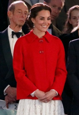 red plus size jacket