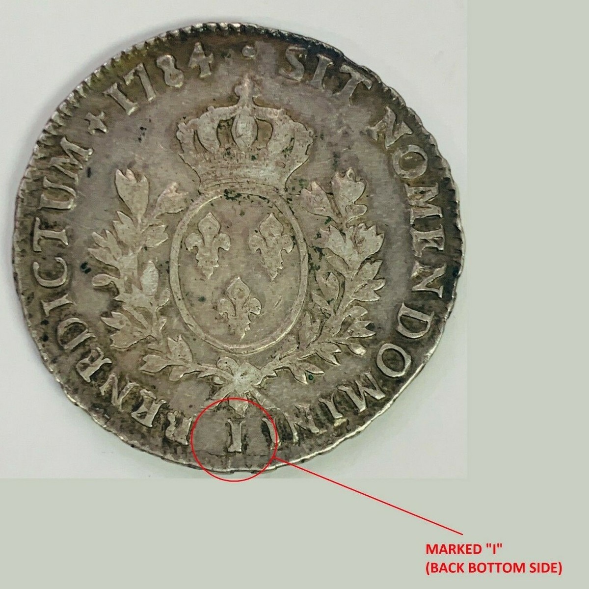 FRANCE ECU 1784-I LOUIS XVI Paris Silver Coin (41mm, 28.9g) | eBay