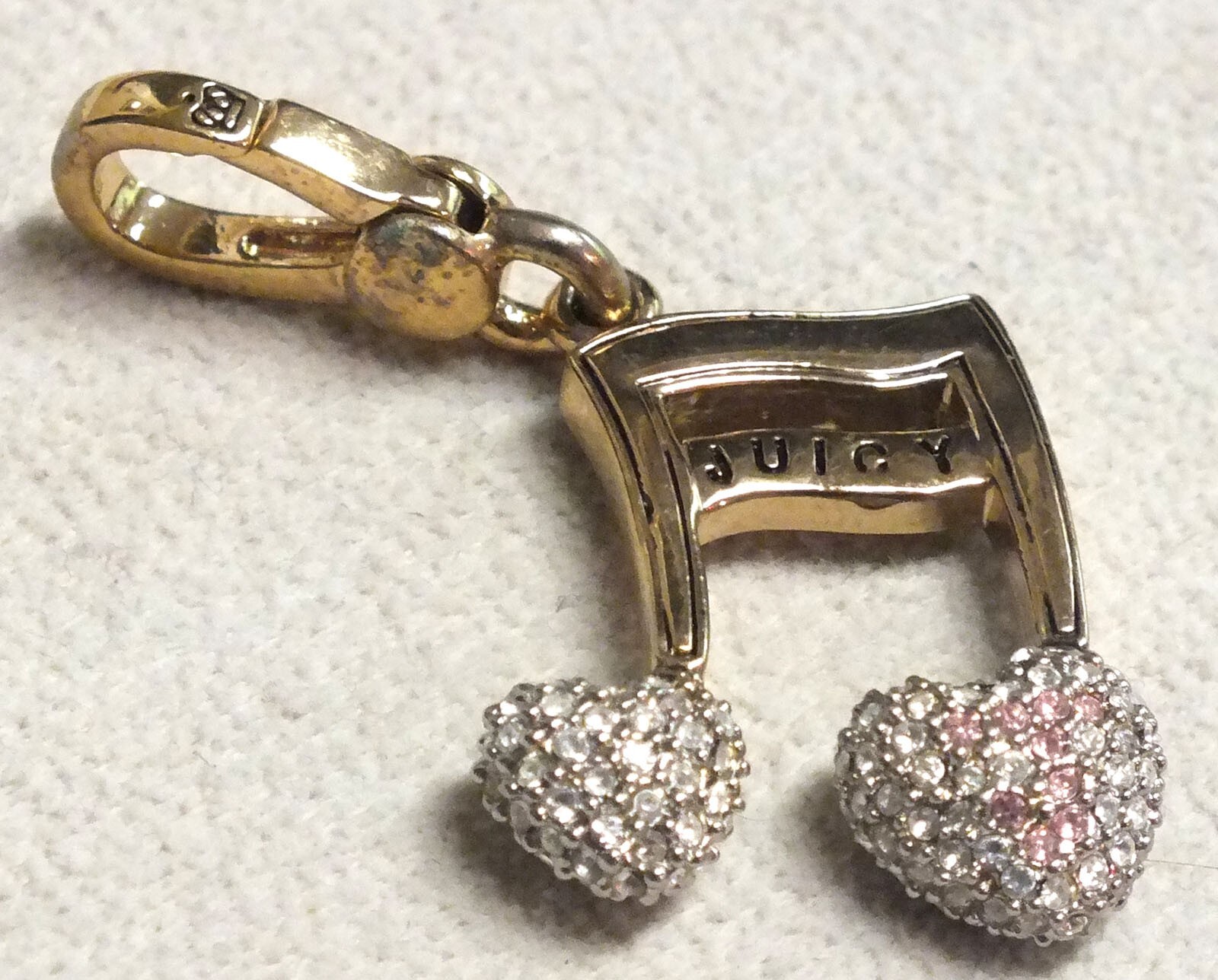 Rare Juicy Couture Pave Music Note Gold Tone Bracelet… - Gem