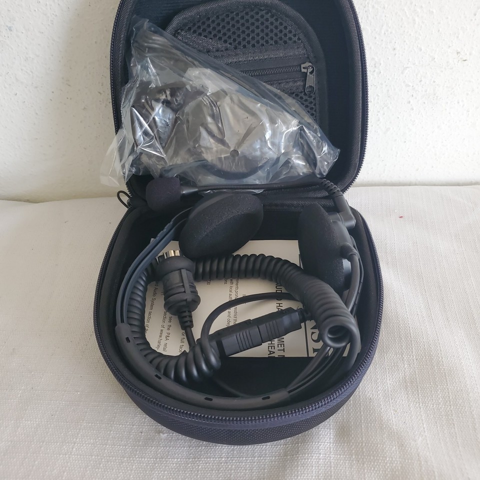 HARLEY DAVIDSON BOOM! AUDIO HALF HELMET MUSIC & COMMUNICATIONS HEADSET