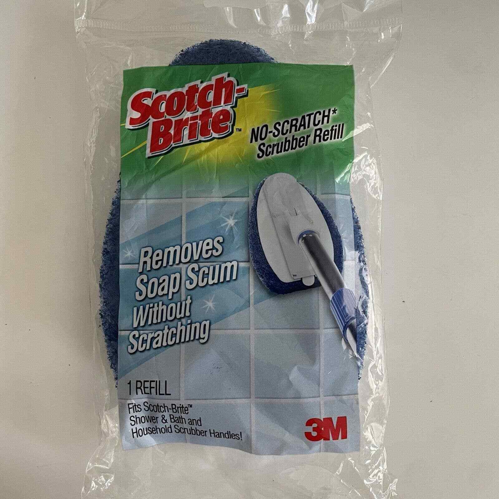 Scotch Brite No Scratch Scrubber Refill 3M Fits Shower Bath Household