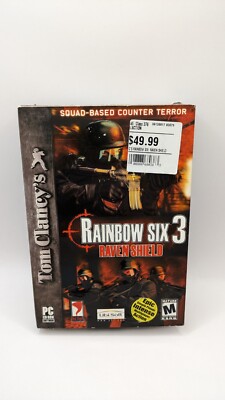 Tom Clancy's Rainbow Six 3: Raven Shield (PC, 2003) Complete in Box Excellent