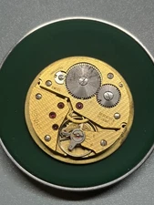 GOOD BALANCE Unitas 6497 Gold Tone Fish Scale Pattern Movement 17j