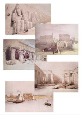 David Roberts: Ägypten & Nubien, Kunstdrucke 20x30 cm (5)