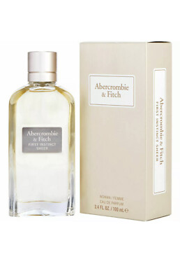 NIB Abercrombie Fitch First Instinct Sheer Woman - 3.4oz Spray Sealed Fragrance