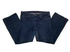 Tommy Hilfiger Women's Medium Dark Wash FTL-FSF Cotton Stretch Bootcut Jeans 16