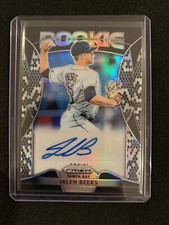 Jalen Beeks Rays Rookie Auto snakeskin 31/50 RA-JB 2019 Panini Prizm Baseball